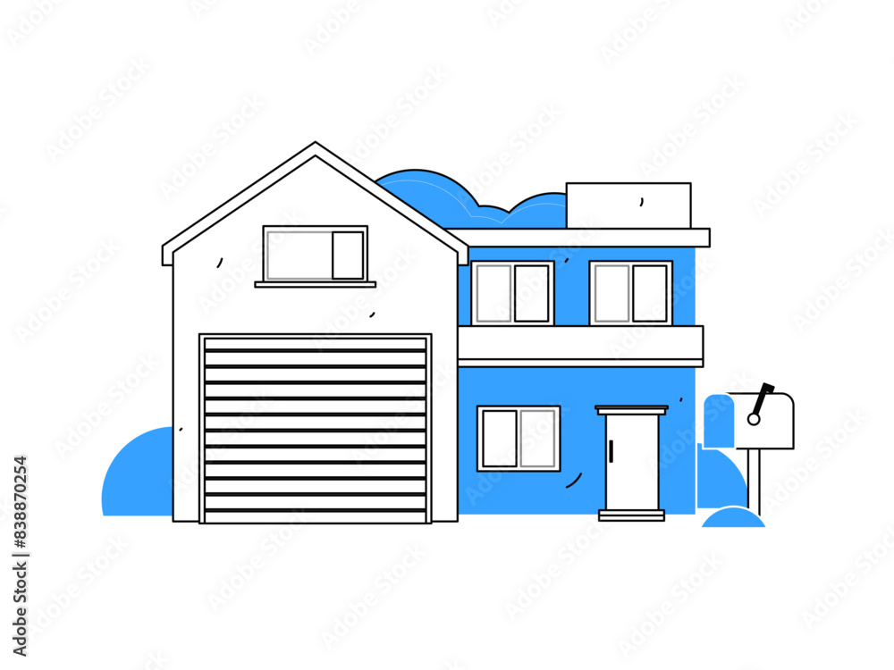 House building vector concept operation hand drawn illustration
House building vector concept operation hand drawn illustration