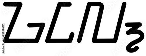 Illustration vector graphic of the name Gail, ( Sundanese script ). Great for printing on your personal items 