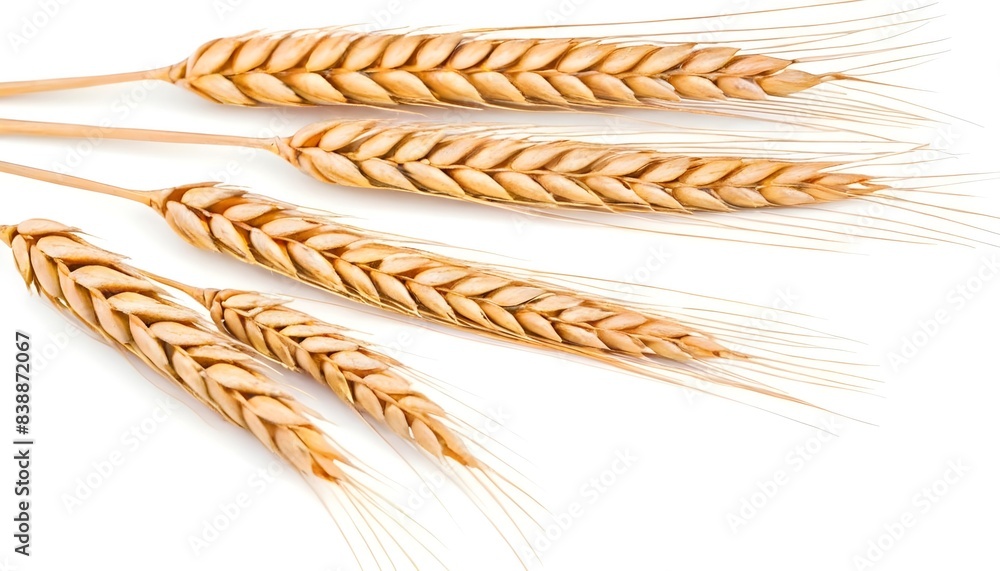 Wheat isolated on white background Wheat isolated on white background