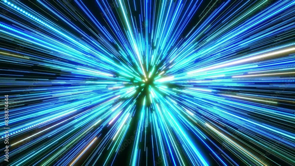 Dynamic Particles Background in 4K Ultra HD for Videos and Presentations