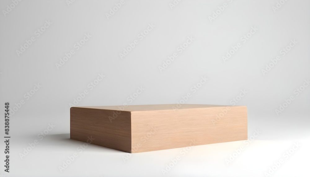 wood podium product isolated on white wood podium product isolated on white