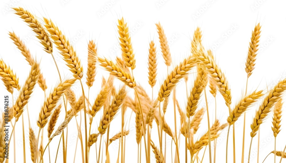 Wheat isolated on white background Wheat isolated on white background