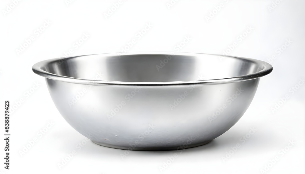 stainless bowl isolated on white background stainless bowl isolated on white background
