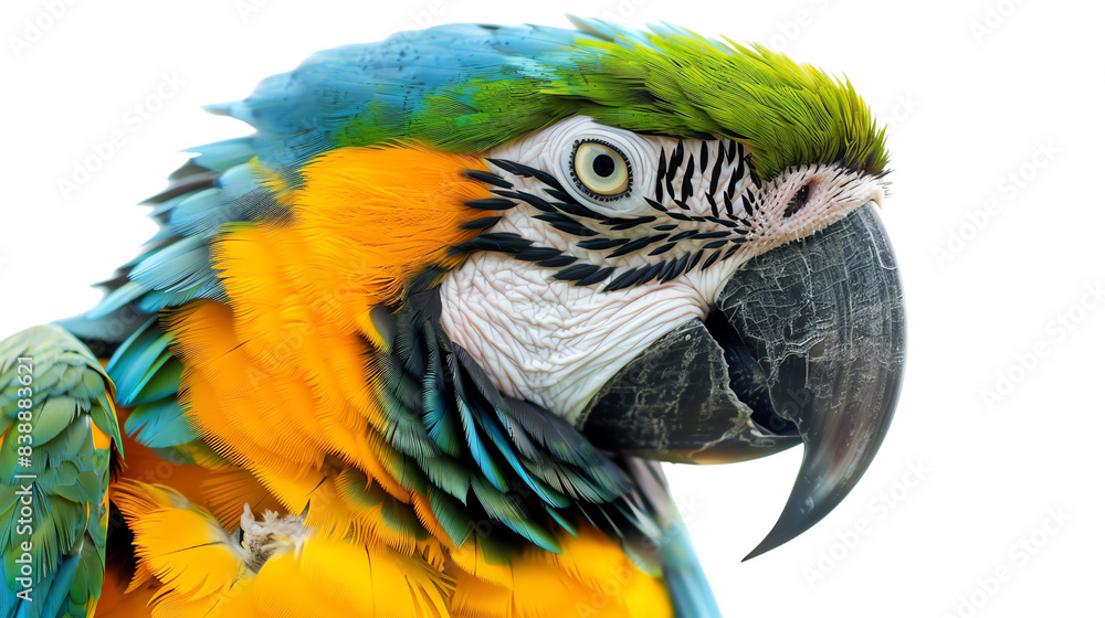 Fototapeta premium blue and yellow macaw
