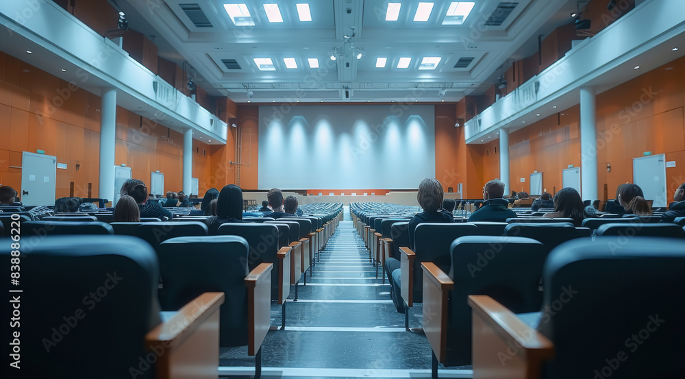 Academic conference, presentations, modern. Generative AI. Academic conference, presentations, modern. Generative AI.