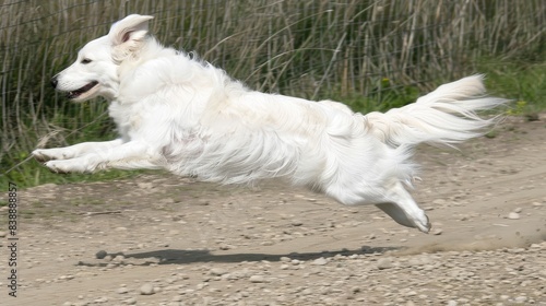 Golden Retriever dogs are fun and playful.