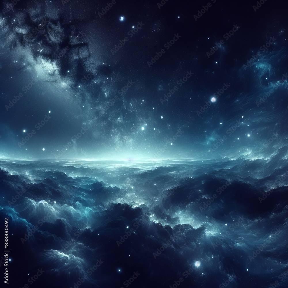 space clouds background