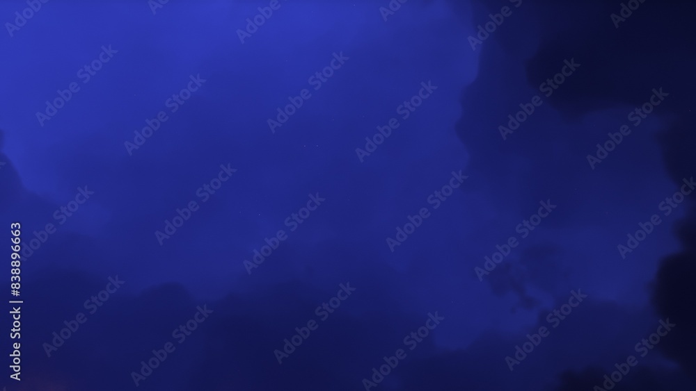 Obraz premium Space illustration with a color glow 