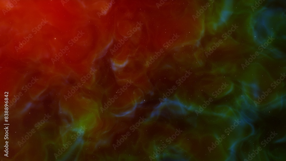 Space illustration with a color glow
Space illustration with a color glow
