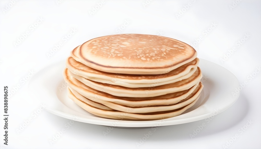 Pancake isolated on white background Pancake isolated on white background