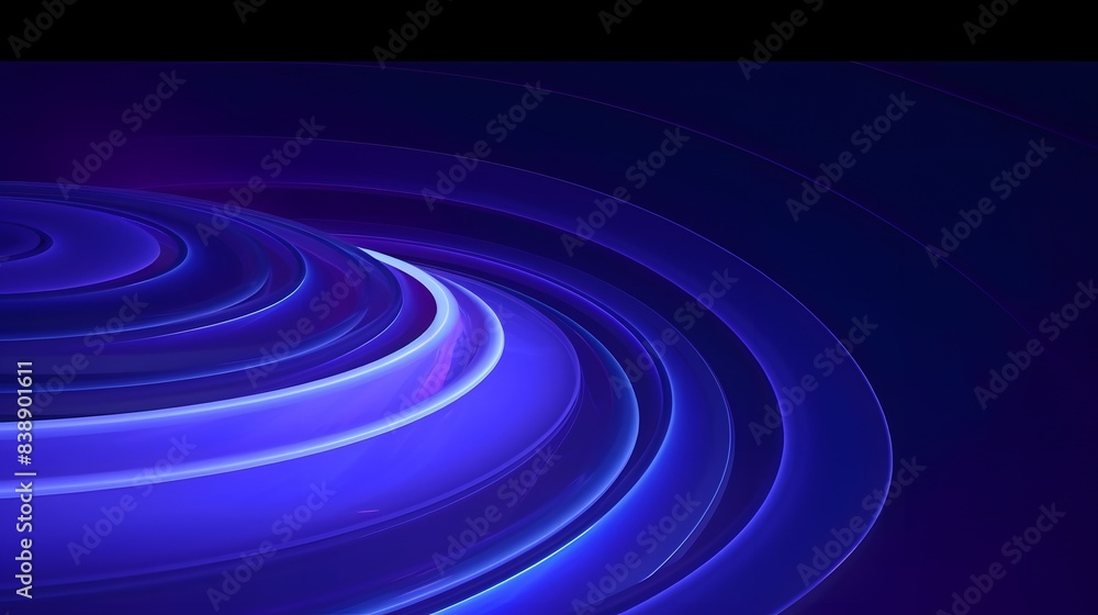 abstract blue circles on a dark background abstract blue circles on a dark background