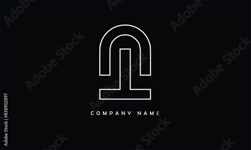 MT, TM, M, T Abstract Letters Logo Monogram
