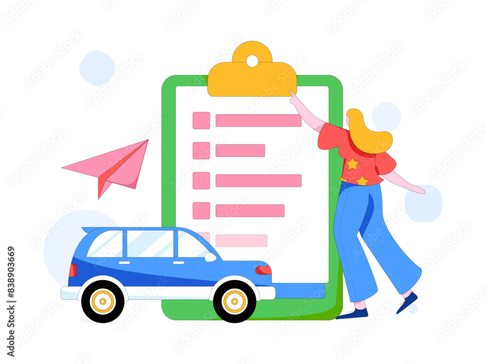 Buy insurance for car flat character vector concept operation illustration
Buy insurance for car flat character vector concept operation illustration