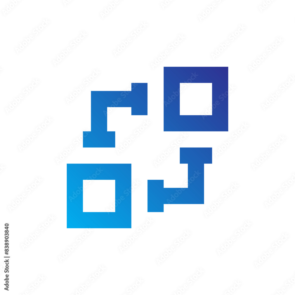 Network and Web Gradient Blue Icon Network and Web Gradient Blue Icon