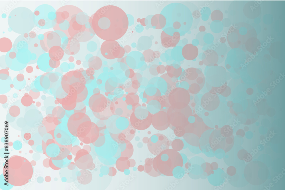 боке3Elegant background, bokeh effect. Pink and green-mont colour. Vector illustration Pattern with circles of different scale and transparency with overlap. Pattern for banners, web pages, ads, Wallp