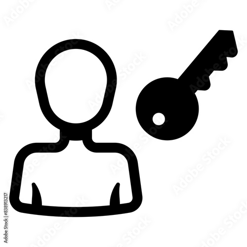 key employee icon photo