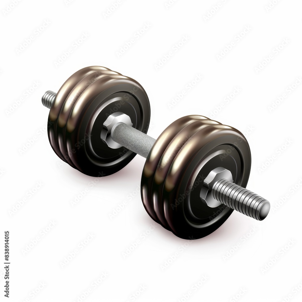 Dumbbell icon, gym equipment, weightlifting symbol, bodybuilding 3d realistic logo, dumbbell sport Dumbbell icon, gym equipment, weightlifting symbol, bodybuilding 3d realistic logo, dumbbell sport