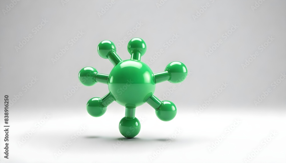 Molecule isolated on white background Molecule isolated on white background