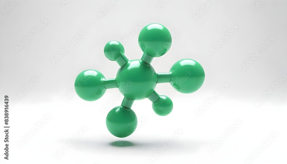 Molecule isolated on white background Molecule isolated on white background