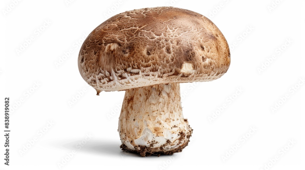 mushroom Isolated on white background. concept of object nature for designer. mushroom Isolated on white background. concept of object nature for designer.