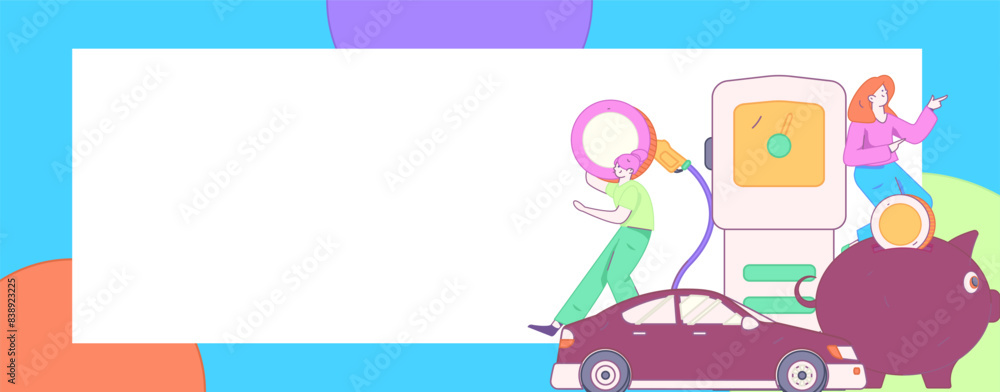 Vector Internet operation hand-drawn illustration of people getting discounts for refueling their cars
Vector Internet operation hand-drawn illustration of people getting discounts for refueling their cars