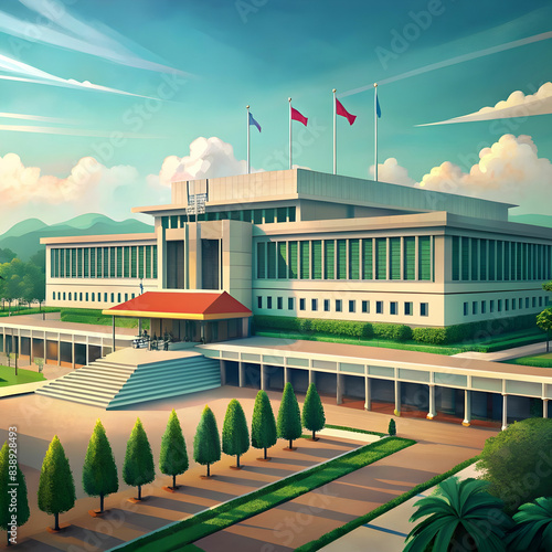free photo the architecture of independence palace