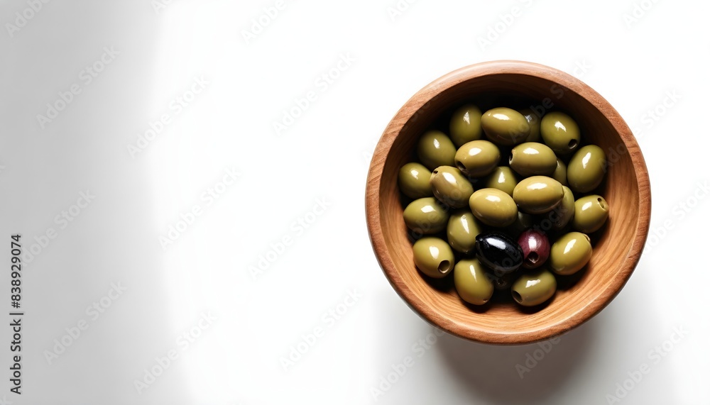 Olive fruits isolated on white background Olive fruits isolated on white background