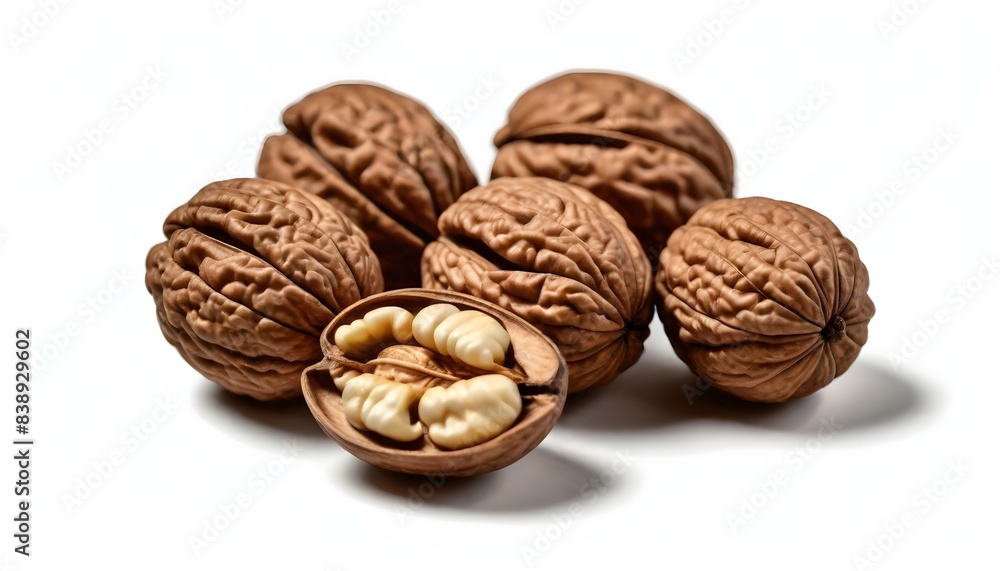 Nut isolated on white background Nut isolated on white background