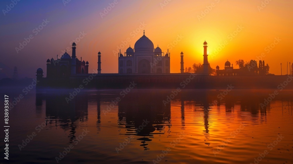 Obraz premium India background illustration generated by ai