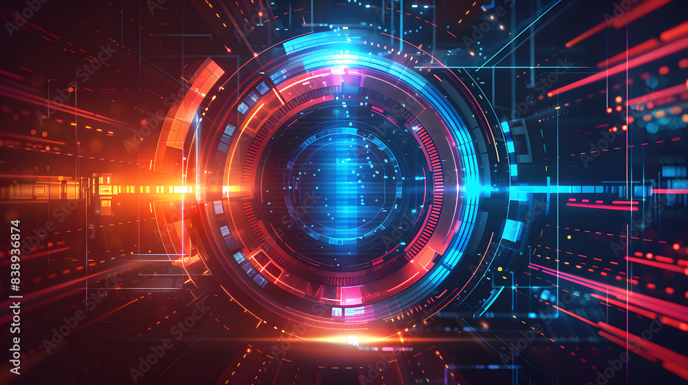 Abstract electronic background Abstract electronic background
