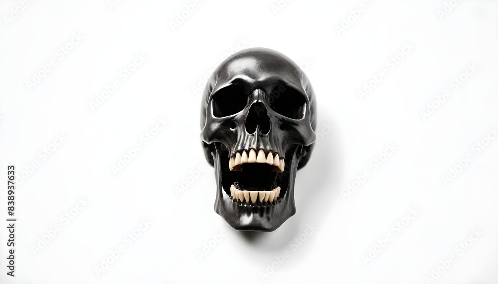 Skeleton isolated on white Background Generative Ai Skeleton isolated on white Background Generative Ai