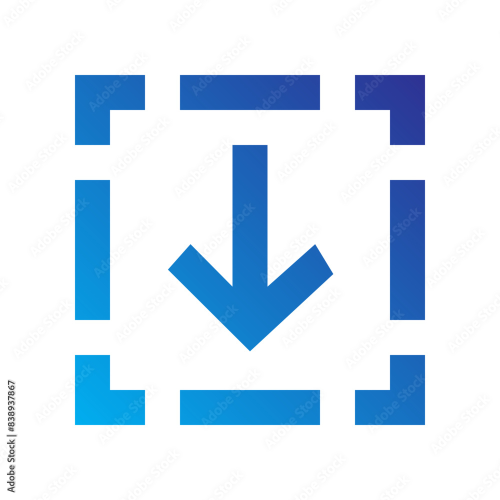 Obraz premium Utilities Gradient blue icon