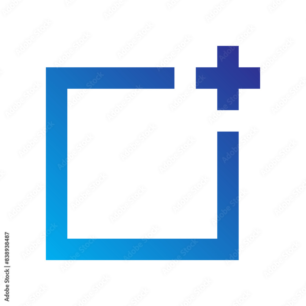 Fototapeta premium Utilities Gradient blue icon