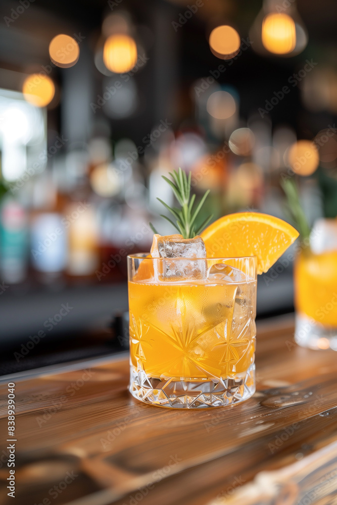 Embrace the cool elegance of this cocktail, crowned with ice and a slice of orange, embodying the perfect harmony of flavor and freshness. Embrace the cool elegance of this cocktail, crowned with ice and a slice of orange, embodying the perfect harmony of flavor and freshness.