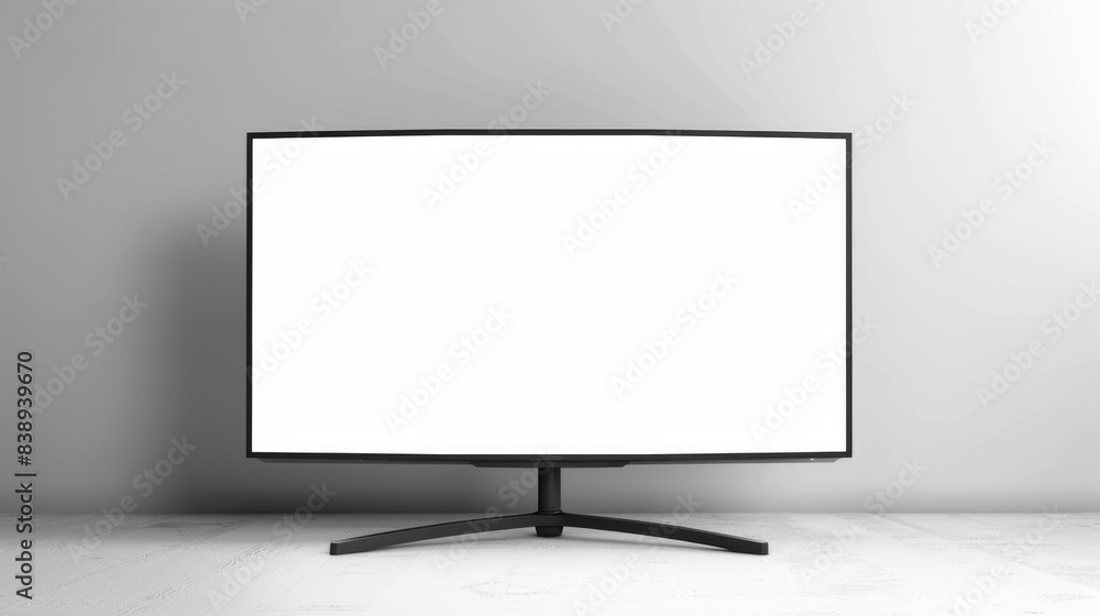 Monitor moc up device with white screen Monitor moc up device with white screen