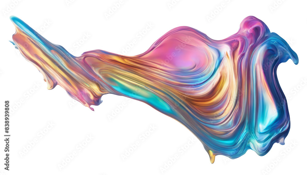 Abstract colorful fluid art with vibrant gradient swirls and soft ...