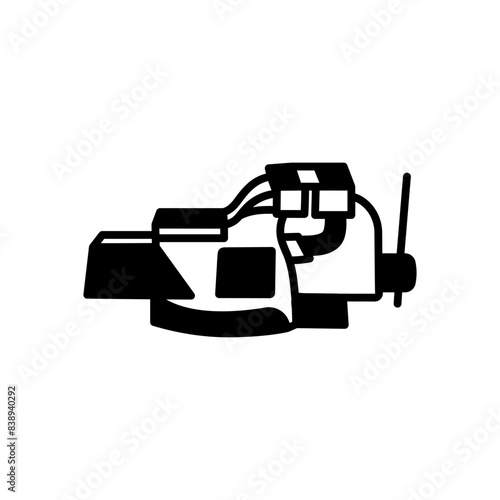 Vice Glyph Icon, Vector illustration