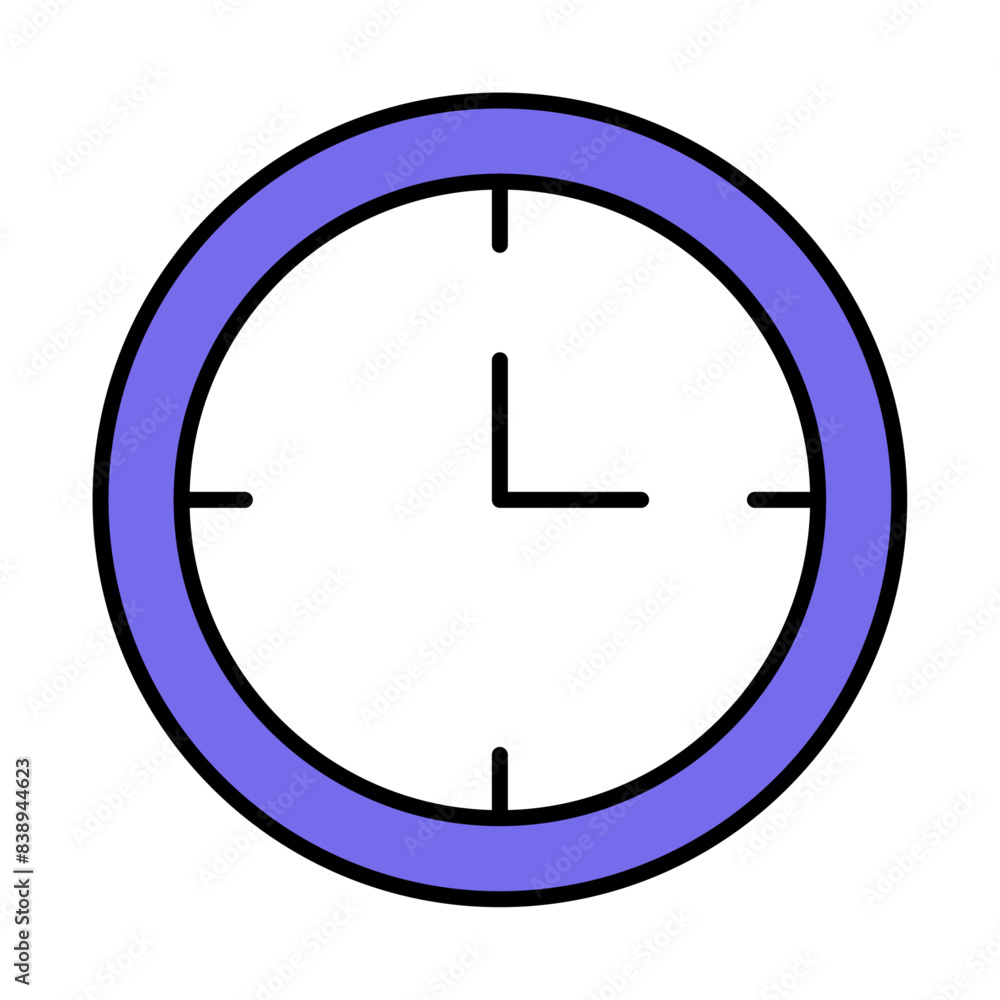 Time clock watch isolated icon on white Time clock watch isolated icon on white