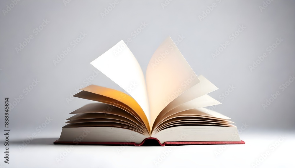 Book isolated on white Background Generative Ai Book isolated on white Background Generative Ai