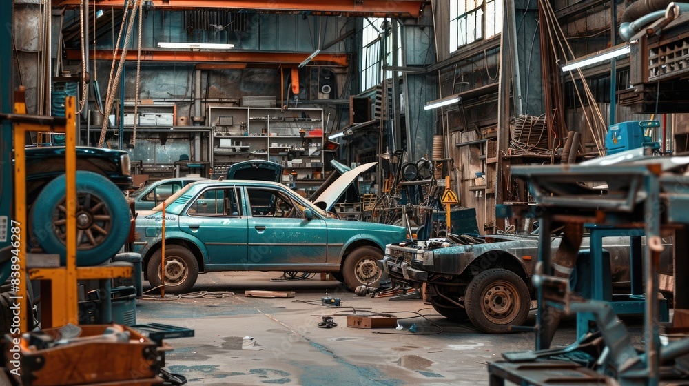 Car repair and maintenance services in the garage Car repair and maintenance services in the garage