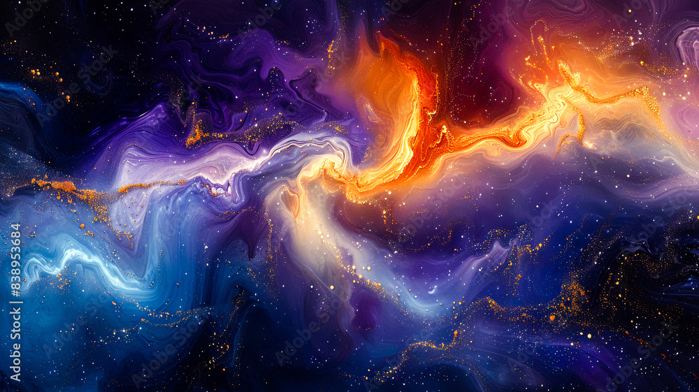 Abstract background depicting Eclipse Euphoria, with swirling shades of deep purple, indigo, and magenta blending seamlessly Abstract background depicting Eclipse Euphoria, with swirling shades of deep purple, indigo, and magenta blending seamlessly