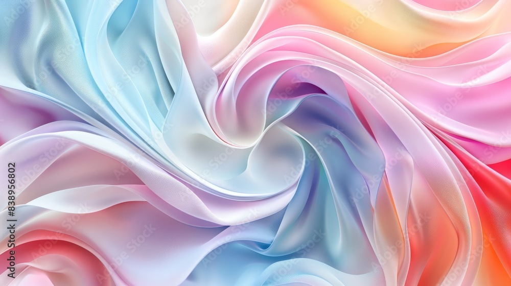 Obraz premium abstract 3d pastel colorful background