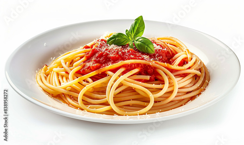 Fresh Spaghetti with Cheese and Homemade Tomato Sauce