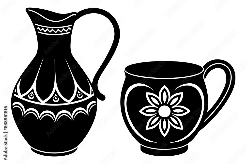 jug silhouette vector illustration jug silhouette vector illustration