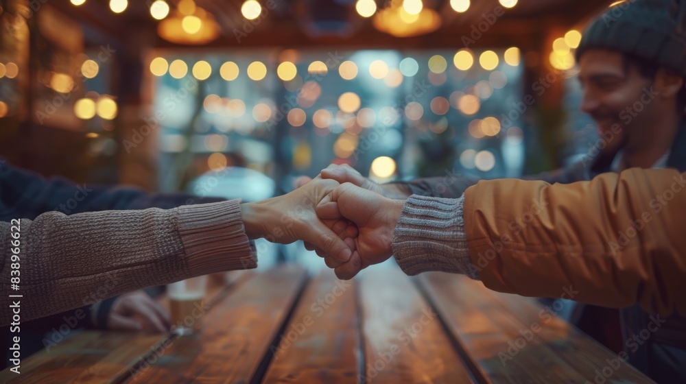 The unified handshake gesture The unified handshake gesture
