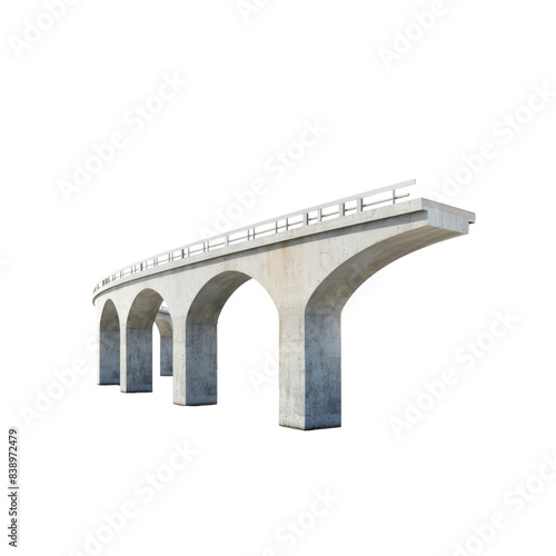 bridge over white background