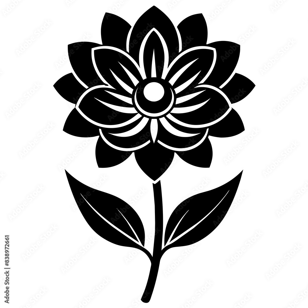 Flower pictogram Icon vector silhouettes illustration Flower pictogram Icon vector silhouettes illustration