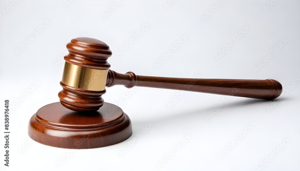 Gavel judge isolated on white Background Gavel judge isolated on white Background