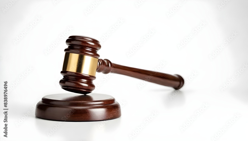 Gavel judge isolated on white Background Gavel judge isolated on white Background