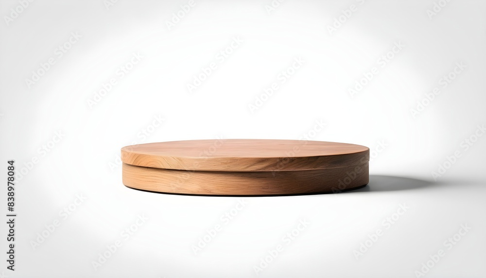 wood podium product isolated on white wood podium product isolated on white